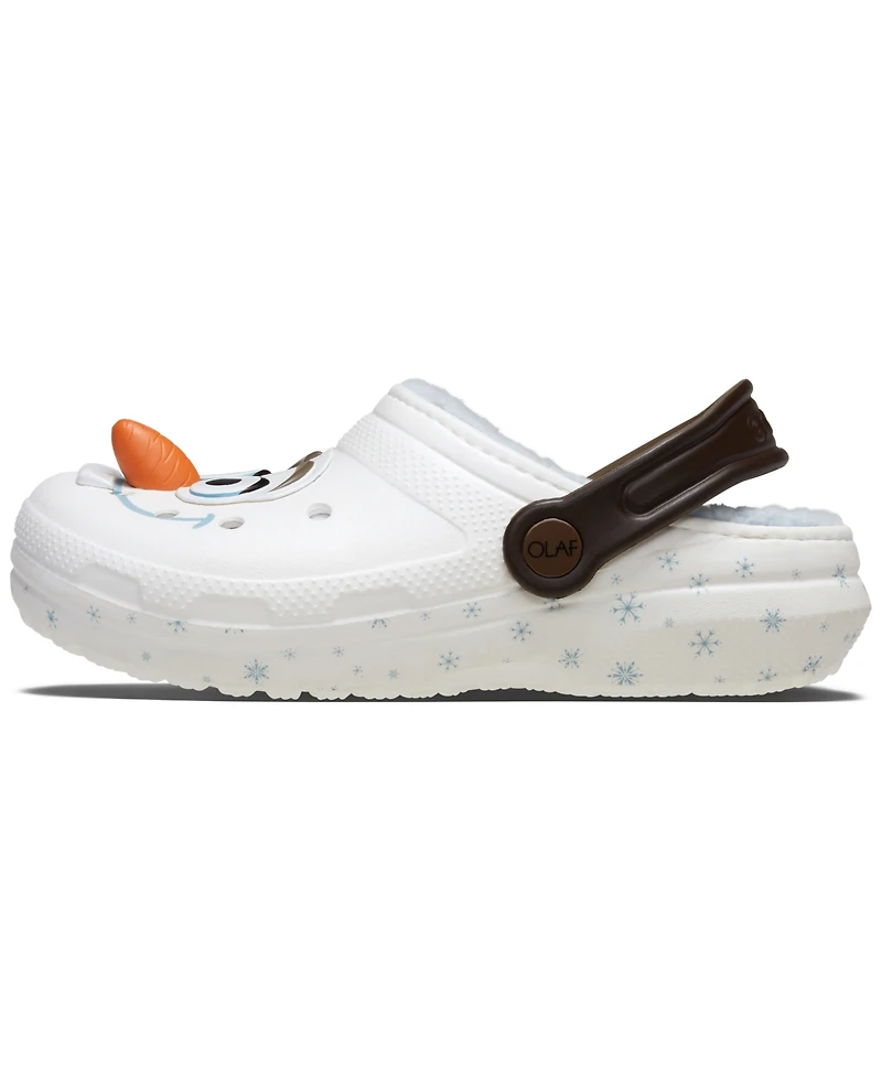 Crocs x Frozen Little Kids Olaf Lined Classic Clogs from Finish Line