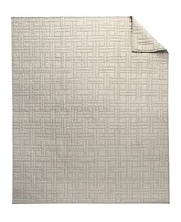 Levtex Melange Stitch Stitching Quilted Throw