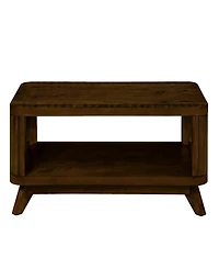 Streamdale Furniture Rectangular Living Room Coffee Table Set, 3-Piece Living Room Table Set with Solid Wood Legs, 1 Coffee Table and 2 End Table, Woo