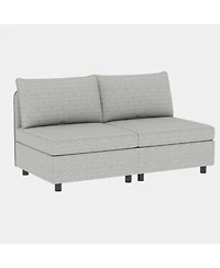 Streamdale Furniture Modular Sectional Sofa, Convertible Sofa Seat With Storage, Sleeper Sectional Sofa Set, Fabric Flexible Modular Combinations for