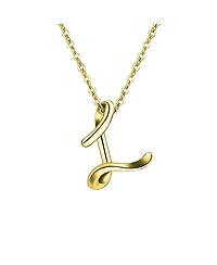 GiGiGirl Stylish 14K Gold Plated Initial Necklace