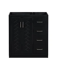 Streamdale Freestanding 30" Wood Vanity Cabinet with Soft-Close Drawers and Doors