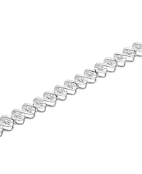 Diamond Bracelet (2 ct. t.w.) in 10k White Gold, Created for Macy's