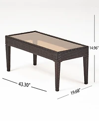 Simplie Fun Loveseat And Table Set