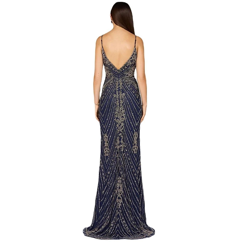 Lara Women's Spaghetti Strap Beaded Dress