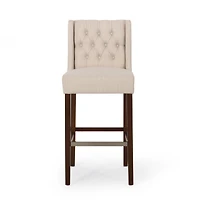 Streamdale Furniture Modern Barstool With Footrest For Comfort And Style