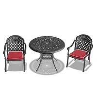 Streamdale 3-Piece Patio Set w/ Cushions