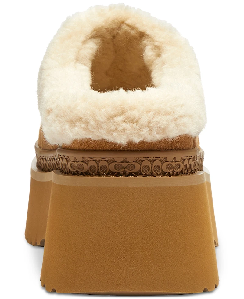 Coach Women's Cecelia Signature Shearling Clogs