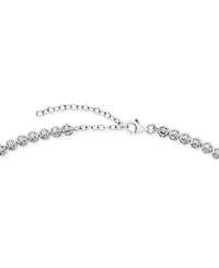 Diamond Collar Necklace (1/2 ct. t.w.) in Sterling Silver, 16-1/2" + 2" extender