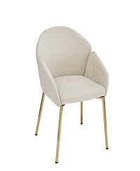 Streamdale Furniture Mid-Century Modern Upholstered Dining Chair Set (2) for Kitchen, Bar, Lounge