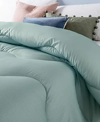 Night Lark Coverless Linen Comforter, Twin