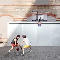 Streamdale Wall-Mount Basketball Hoop, Shatterproof Back, Folding Hoop