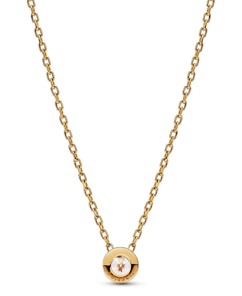 Pandora Era Lab-Grown Diamond Bezel Pendant Necklace