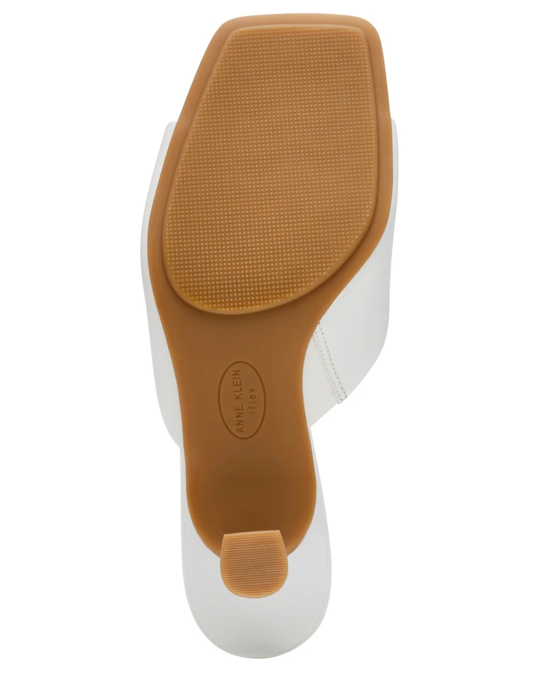 Anne Klein Women's Jerilyn Square Toe Mule Dress Sandals