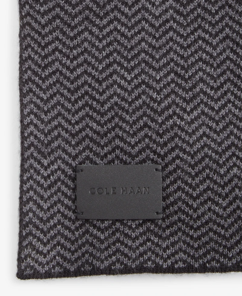 Cole Haan Men's Herringbone Scarf