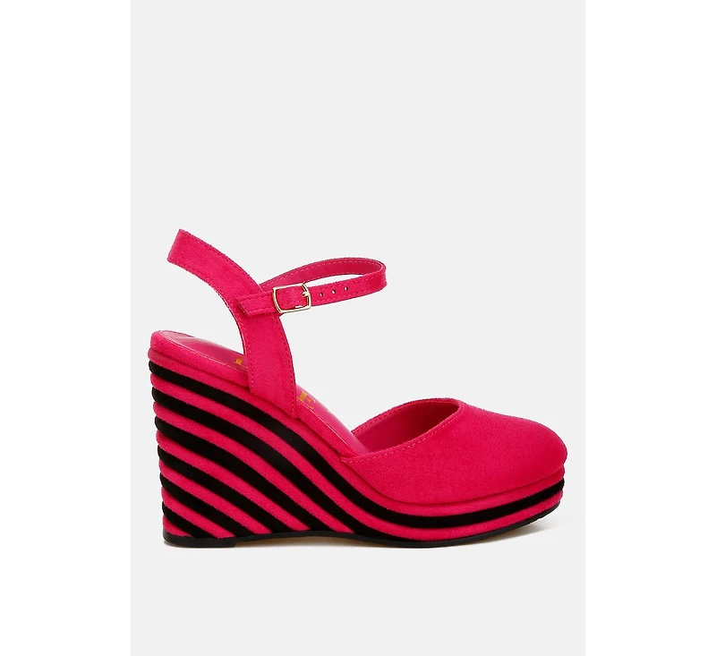 Manifest Dual Tone Wedge Sandals
