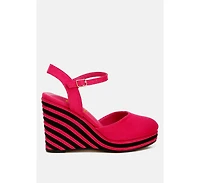 Manifest Dual Tone Wedge Sandals