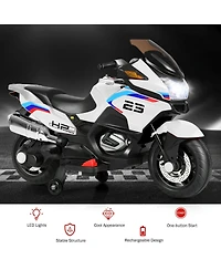 Sugift 12V Kids Ride On Motorcycle Electric Motor Bike