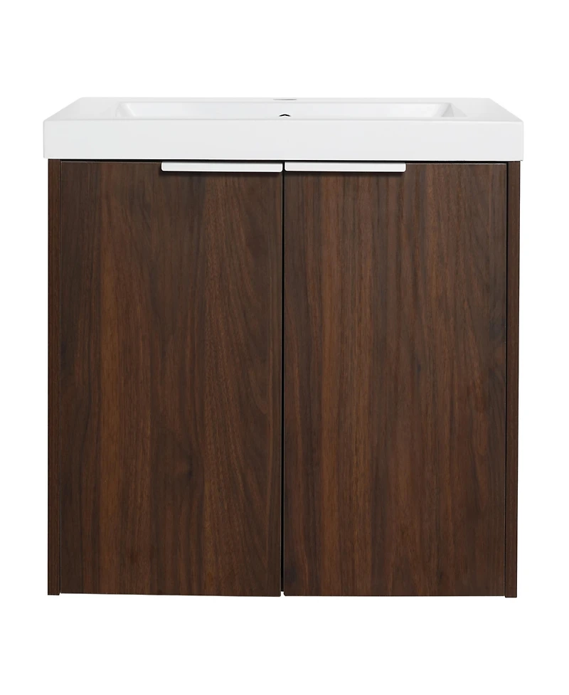 Eco-Friendly 60" Bathroom Vanity with Soft-Close Doors and Ample Storage