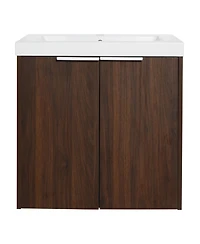 Eco-Friendly 60" Bathroom Vanity with Soft-Close Doors and Ample Storage