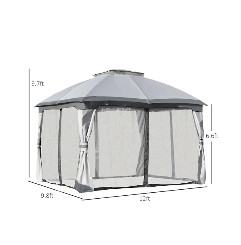 Slickblue Outdoor Gazebo for Stylish Shade and Comfort in Your Garden or Patio