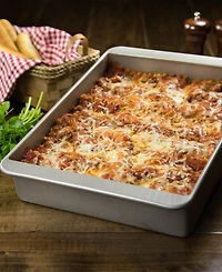 Usa Pan Non-Stick Aluminum 13" x 11" Lasagna Pan Lid Set