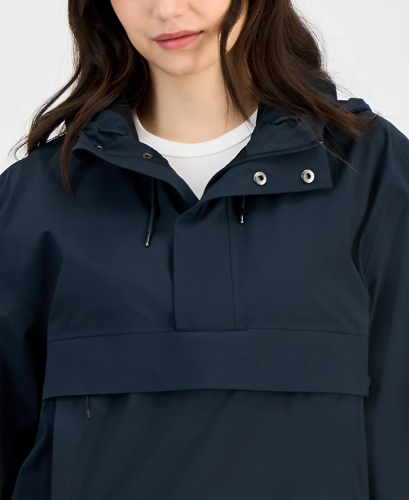 Rains Women's Short Zip-Front Waterproof Raincoat