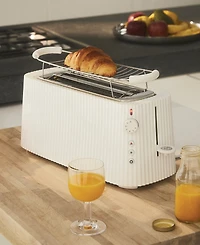 Alessi Plisse 4 Slice Toaster with Warming Rack