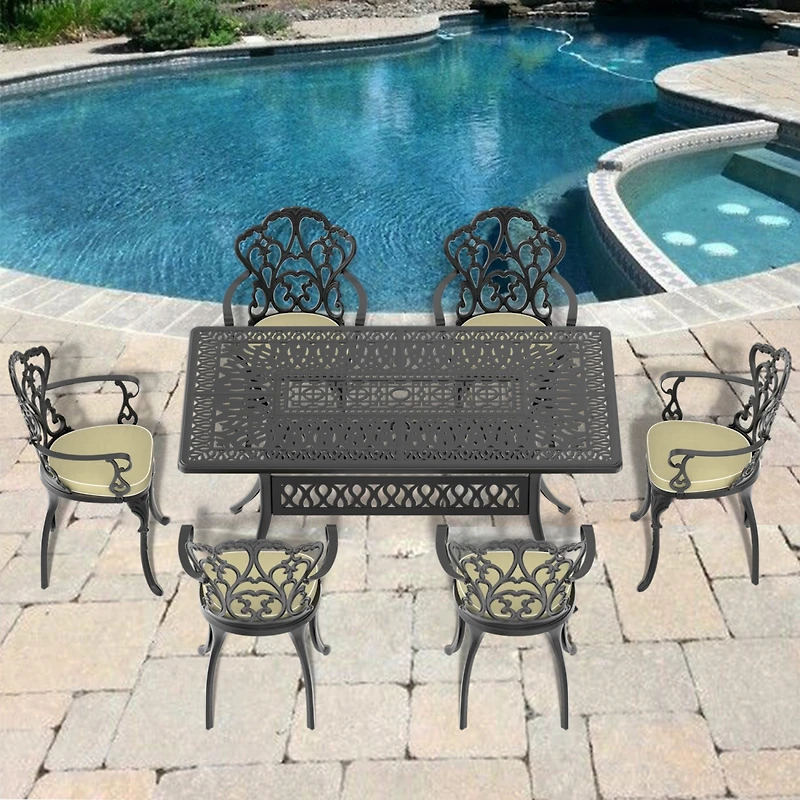Streamdale 7-Piece Patio Furniture Set with Cushions
