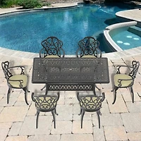 Streamdale 7-Piece Patio Furniture Set with Cushions