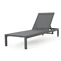 Cape Coral Kd Chaise Lounge Grey