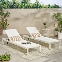 Streamdale Cape Coral Kd Chaise Lounge Gry(Mp2)(Set Of 2)