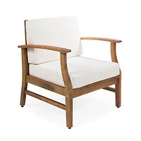 Streamdale Perla Club Chairs Set Of 2, Cream