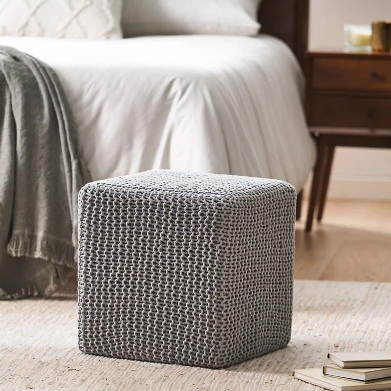 Streamdale Furniture Knitted Foot Stool
