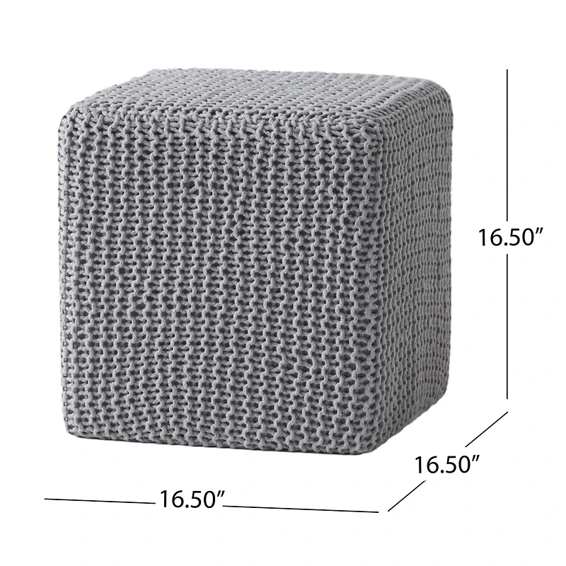 Streamdale Furniture Knitted Foot Stool