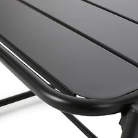 Streamdale Modern Matte Metal Side Table Enhance Your Outdoor Oasis