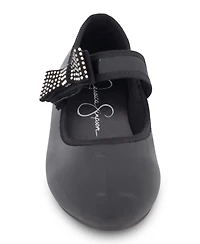 Jessica Simpson Little and Big Girls Amy Crystal Bow Ballet Flat