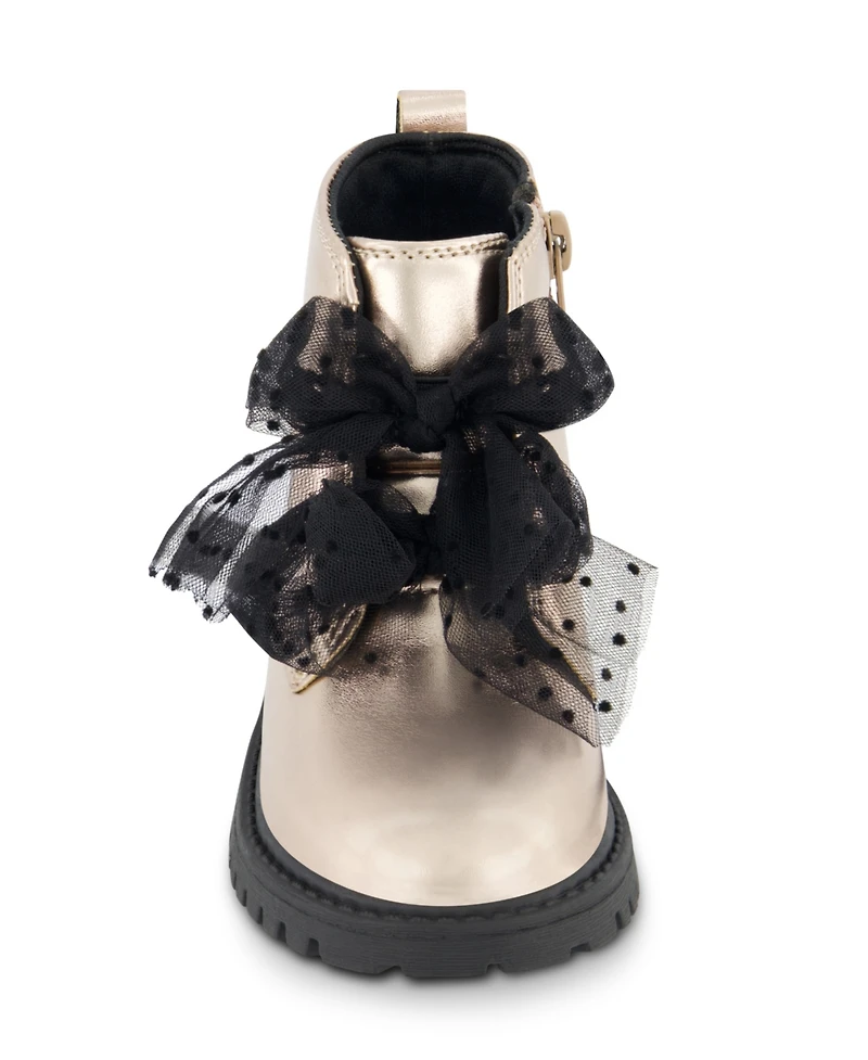 Jessica Simpson Toddler Girls Daria Double Bow Ankle Boot