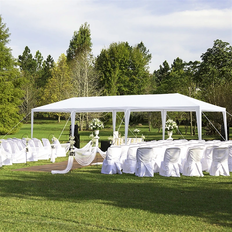 Streamdale 10x30' Outdoor Gazebo Tent with Sidewalls