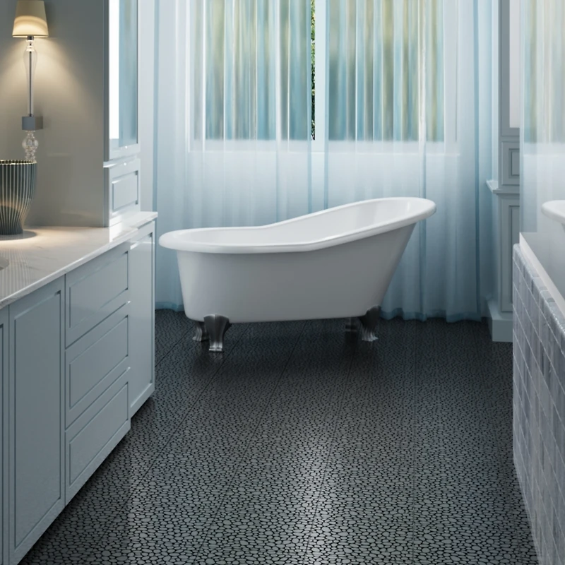 Streamdale Black Interlocking Deck Tiles (60-Pack)