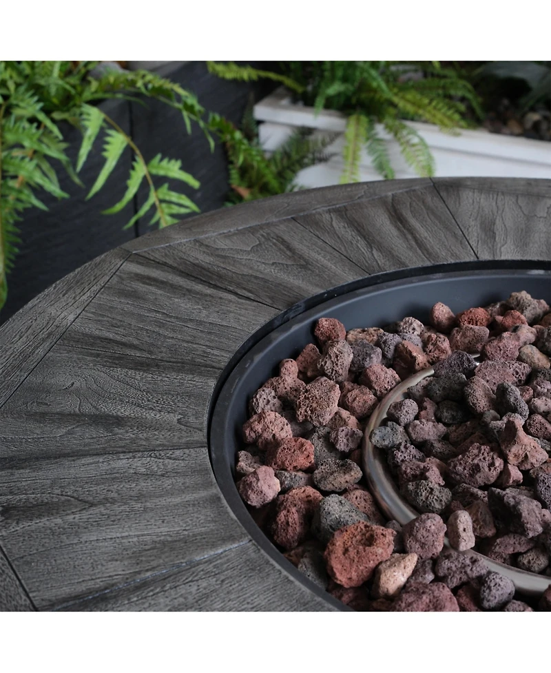 Streamdale Stonecrest Propane Fire Pit for Patio, 50,000 Btu