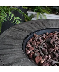 Streamdale Stonecrest Propane Fire Pit for Patio, 50,000 Btu