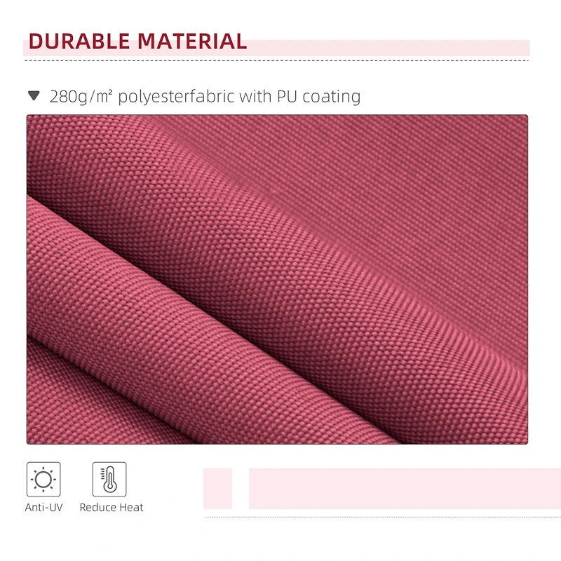 10' x 8' Retractable Awning, Patio Awnings, Sunshade Shelter w/ Manual Crank Handle, Uv & Water-Resistant Fabric and Aluminum Frame for Deck, Balcony,
