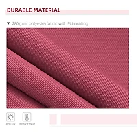 10' x 8' Retractable Awning, Patio Awnings, Sunshade Shelter w/ Manual Crank Handle, Uv & Water-Resistant Fabric and Aluminum Frame for Deck, Balcony,