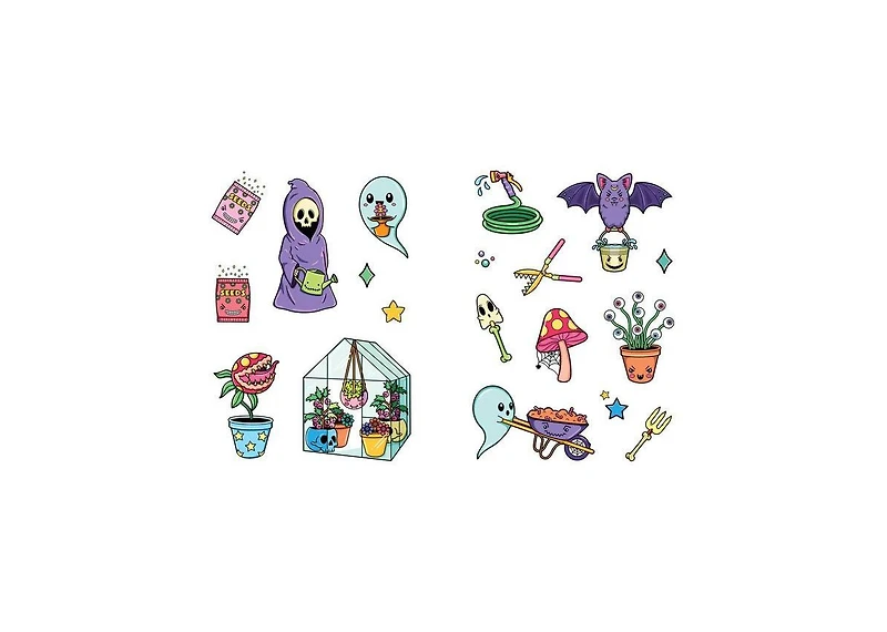 Barnes & Noble The Creepy Cute Sticker Book: 500+ Stickers to Scare You Silly by Gaynor Carradice (Illustrator)