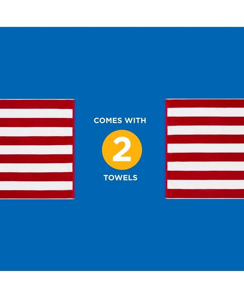 Ben Kaufman Striped Towel - Absorbent