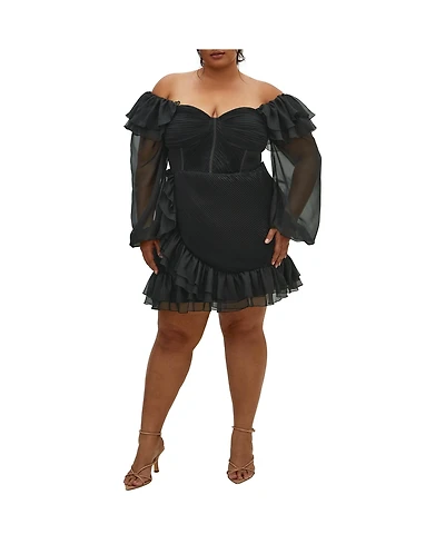 City Chic Plus Crysta Dress