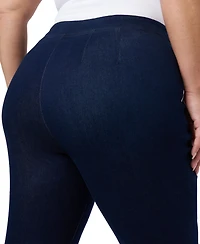 Seven7 Plus Flare High Rise Pull on Jeans
