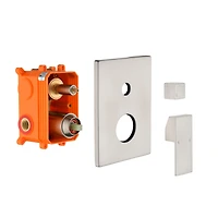 3 Way Outlet Function Solid Brass Shower Diverter Valve Mixer Rough-In Shower Handle Valve Kit Replacement
