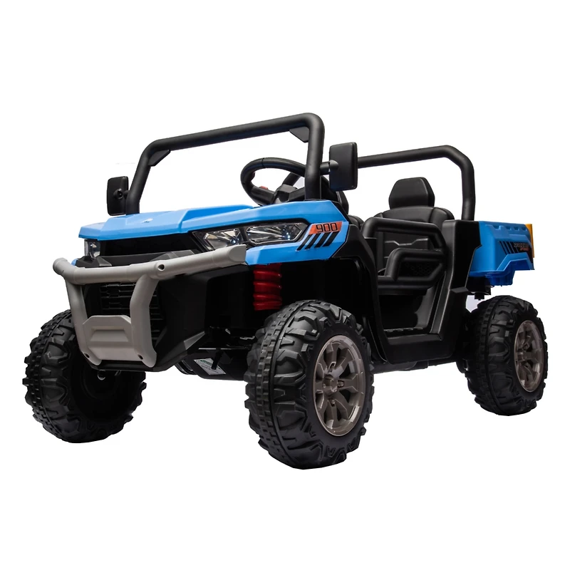 Streamdale Furniture 24V Ride On Truck 2 Seater Ride On Utv with 2x200W Motor Ride On Dump Truck with Dump Bed/Shovel Ride On Car with Remote Control